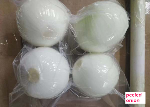 fresh chinese peeled onion