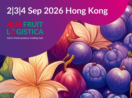 Premium Chinese fruits and vegetables export, Asia Fruit Logistica Hong Kong 2026 booth 3Z22M