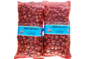 fresh wholesale chinese chestnut in mesh bag