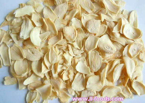 dry dehydrated sliced garlic flakes with gap brc iso haccp kosher
