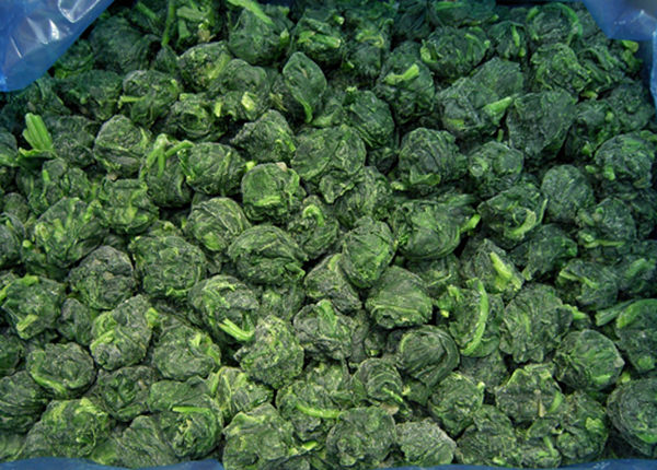 frozen chopped spinach cuts spinage ball dices