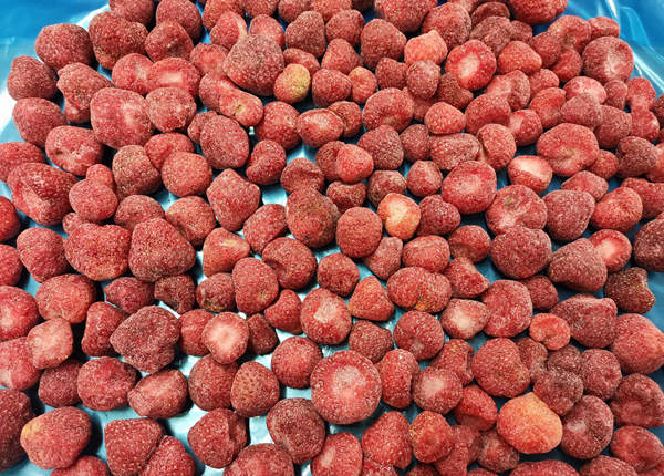IQF frozen strawberry whole dices slices size 15-25mm 25-35mm frozen fruits